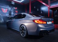 BMW M5 Kolfiber Tak Stenskottsfolierad Tunetec motorsport