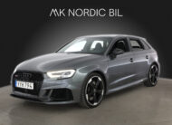 Audi RS3 Sportback Cockpit Matrix B&O Läder 400hk Svensksåld